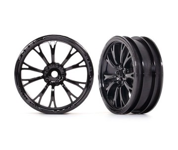 Traxxas Wheels, Weld gloss black (front) (2)