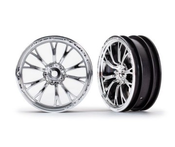 Traxxas Wheels, Weld chrome (front) (2)