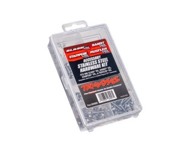 Traxxas Hardware kit, stainless steel, Slash VXL/Bandit VXL/Stampede VXL/Rustler VXL (contains all stainless steel hardware used on Slash VXL, Bandit VXL, Stampede VXL, or Rustler VXL with 272R Transmission)
