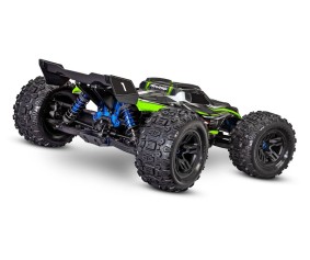 Traxxas Sledge: 1/8 Scale 4WD Brushless Electric Monster Truck with TQi 2.4GHz Traxxas Link Enabled Radio System, Velineon VXL-6s ESC (fwd/rev), and Traxxas Stability Management (TSM) - Green