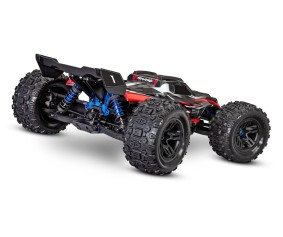 Traxxas Sledge: 1/8 Scale 4WD Brushless Electric Monster Truck with TQi 2.4GHz Traxxas Link Enabled Radio System, Velineon VXL-6s ESC (fwd/rev), and Traxxas Stability Management (TSM) - Red