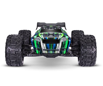 Traxxas Sledge: 1/8 Scale 4WD Brushless Electric Monster Truck with TQi 2.4GHz Traxxas Link Enabled Radio System and Traxxas Stability Management (TSM) - Green