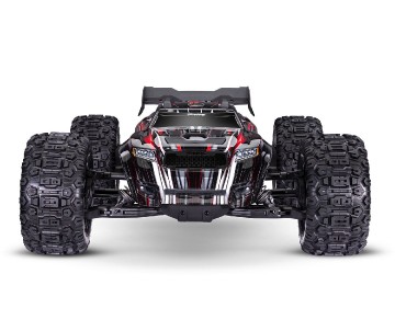 Traxxas Sledge: 1/8 Scale 4WD Brushless Electric Monster Truck with TQi 2.4GHz Traxxas Link Enabled Radio System and Traxxas Stability Management (TSM) - Red Traxxas Sledge: 1/8 Scale 4WD Brushless Electric Monster Truck with TQi 2.4GHz Traxxas Link Enabled Radio System and Traxxas Stability Management (TSM) - Red