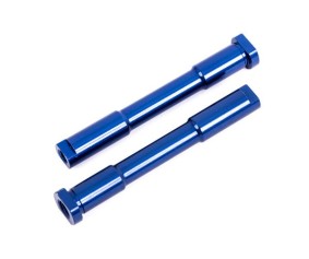 Traxxas Bellcrank posts, steering (aluminum, blue-anodized)