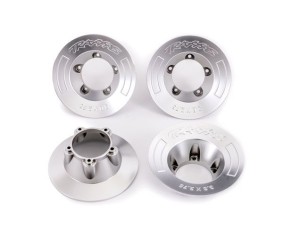 Traxxas Wheel Covers, Satin Chrome (4) (Fits TRA9572 Wheels)