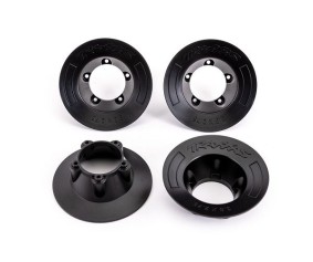 Traxxas Wheel Covers, Black (4) (Fits TRA9572 Wheels)