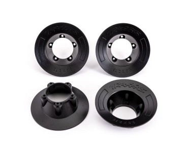 Traxxas Wheel Covers, Black (4) (Fits TRA9572 Wheels)