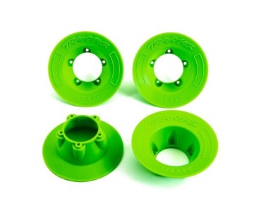 Traxxas Wheel Covers, Green (4) (Fits TRA9572 Wheels)