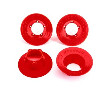 Traxxas Wheel Covers, Red (4) (Fits TRA9572 Wheels)