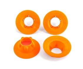 Traxxas Wheel Covers, Orange (4) (Fits TRA9572 Wheels)