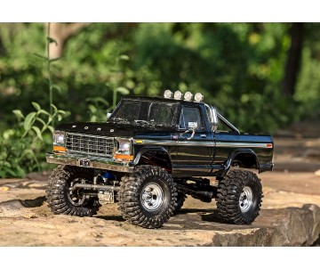 Traxxas 1/18 TRX-4M High Trail 79 F150 Truck 1/18-Scale 4WD Electric Truck with TQ 2.4GHz Radio System - Black