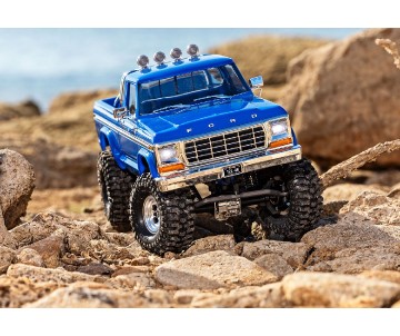 Traxxas 1/18 TRX-4M High Trail 79 F150 Truck 1/18-Scale 4WD Electric Truck with TQ 2.4GHz Radio System -  - Blue