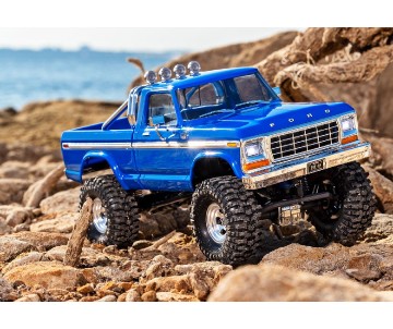 Traxxas 1/18 TRX-4M High Trail 79 F150 Truck 1/18-Scale 4WD Electric Truck with TQ 2.4GHz Radio System -  - Blue