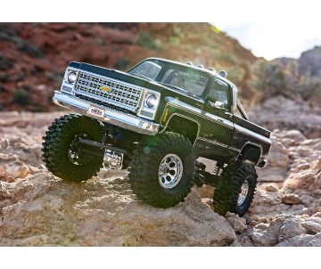 Traxxas TRX-4M High Trail Edition Crawler with Chevrolet K10 Pickup Body (Black): 1/18-Scale 4X4 Electric Trail Truck. Ready-To-Drive with TQ 2.4GHz 2-Channel Transmitter and ECM-2.5 Waterproof Electronics