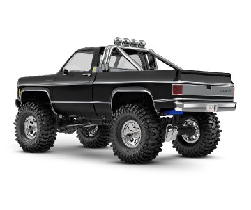 Traxxas TRX-4M High Trail Edition Crawler with Chevrolet K10 Pickup Body (Black): 1/18-Scale 4X4 Electric Trail Truck. Ready-To-Drive with TQ 2.4GHz 2-Channel Transmitter and ECM-2.5 Waterproof Electronics