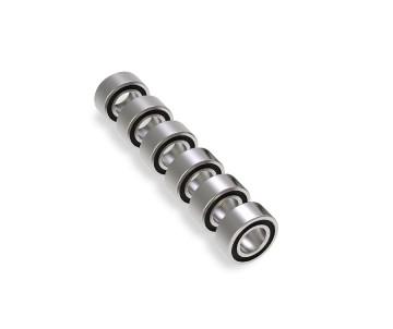 Traxxas Ball Bearing Set, Transmission, Black Rubber Sealed (Contains 3x6x2.5mm Bearings (6))