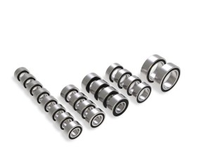 Traxxas Ball Bearing Set, Black Rubber Sealed, Complete (3x6x2.5mm (8), 5x8x2.5mm (4), 4x8x3mm (4), 8x12x3.5mm (2), 3.5x7x2.5mm (4))