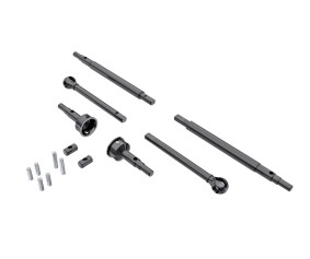 Traxxas Axle Shafts, Front And Rear (2)/ Stub Axles, Front (2) (Hardened Steel)