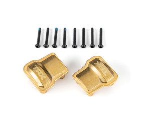 Traxxas Axle Cover, Brass (8 Grams) (2)/ 1.6x12mm BCS (With Threadlock) (8)