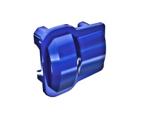 Traxxas Axle Cover, 6061-T6 Aluminum (Blue-Anodized) (2)/ 1.6x12mm BCS (With Threadlock) (8)