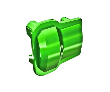 Traxxas Axle Cover, 6061-T6 Aluminum (Green-Anodized) (2)/ 1.6x12mm BCS (With Threadlock) (8)