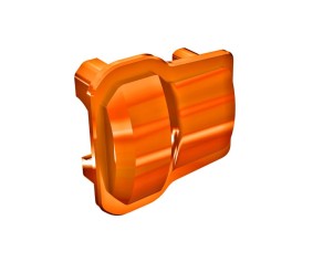Traxxas Axle Cover, 6061-T6 Aluminum (Orange-Anodized) (2)/ 1.6x12mm BCS (With Threadlock) (8)