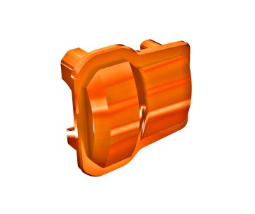 Traxxas Axle Cover, 6061-T6 Aluminum (Orange-Anodized) (2)/ 1.6x12mm BCS (With Threadlock) (8)