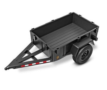 Traxxas Utility Trailer, 1/18, includes hitch, installation hardware, and shock pre-load spacers