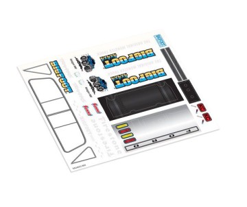 Traxxas Decal sheet, 1/18 scale TRX-4MT Bigfoot No. 1