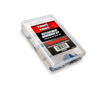 Traxxas Hardware kit, complete (contains all hardware used on 1/18 scale TRX-4MT™ Monster Truck & TRX-4M™ High Trail Edition™) (includes clear plastic storage container)