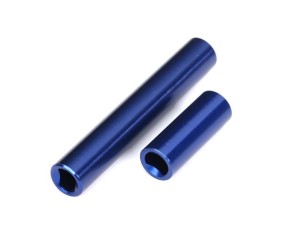 Traxxas Driveshafts, center, female, 6061-T6 aluminum (blue-anodized) (front & rear) (for use with #9751 metal center driveshafts) (fits 1/18 TRX-4M™ vehicles with 161mm wheelbase)