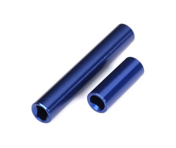 Traxxas Driveshafts, center, female, 6061-T6 aluminum (blue-anodized) (front & rear) (for use with #9751 metal center driveshafts) (fits 1/18 TRX-4M™ vehicles with 161mm wheelbase)