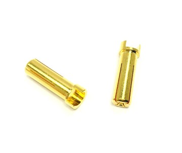 Trinity 5mm Male Connectors (packaged 2pcs per poly...