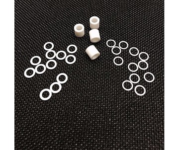 Trinity Ultimate PTFE & Aluminum Brushless Motor Shim Kit 28pc