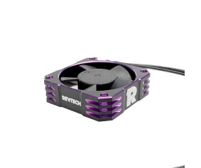 Trinity Aluminum 35x35mm Purple Fan