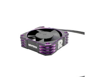 Trinity Aluminum 35x35mm Purple Fan