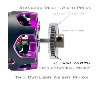 Trinity 17T Thin Cut Ultra Light Weight 48P Pinion