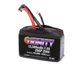 Trinity 13500mAh 2S6P 7.4V 250C Drag Racing XT90