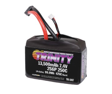 Trinity 13500mAh 2S6P 7.4V 250C Drag Racing XT90