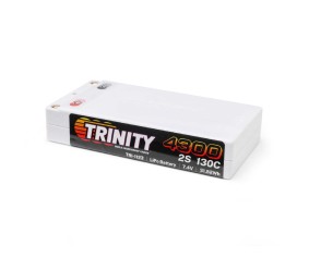 Trinity 4300mAh 2S 7.4V 130C Shorty 5mm Bullets