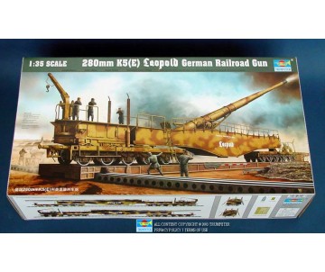 Trumpeter 1/35 280mm K5 E Leopold German Rail Road Gun