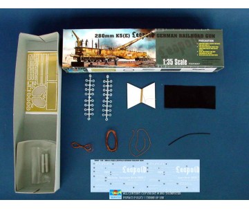 Trumpeter 1/35 280mm K5 E Leopold German Rail Road Gun