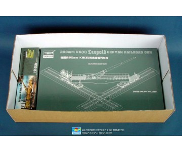 Trumpeter 1/35 280mm K5 E Leopold German Rail Road Gun