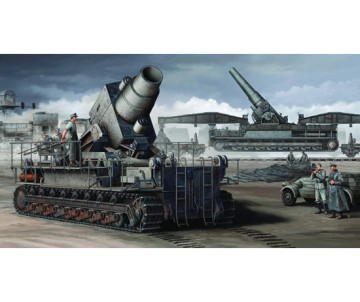 Trumpeter 1/35 Morser Karl-Gerat 040/041 (Initial Version) railway transport carrier