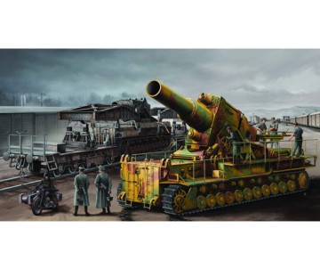 Trumpeter 1/35 Morser Karl-Gerat 040/041 railway transport carrier