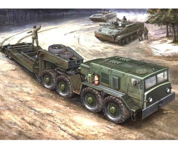 Trumpeter 1/35 MAZ-537G Late Production type with MAZ/ChMZAP-5247G semitraiier