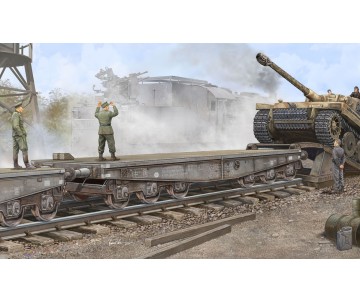Trumpeter 1/35 Schwere Plattformwagen Type SSyms 80