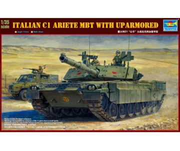 Trumpeter 1/35 Italian C1 Ariete Main Battle Tank (MBT) with uparmored