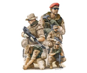 Trumpeter 1/35 Modern German ISAF Soldiers in Afghanistan