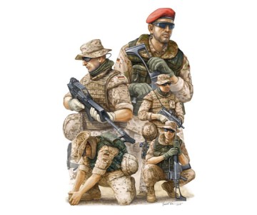 Trumpeter 1/35 Modern German ISAF Soldiers in Afghanistan